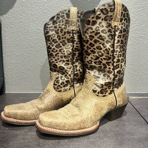 ARIAT Leopard Cowboy Boot